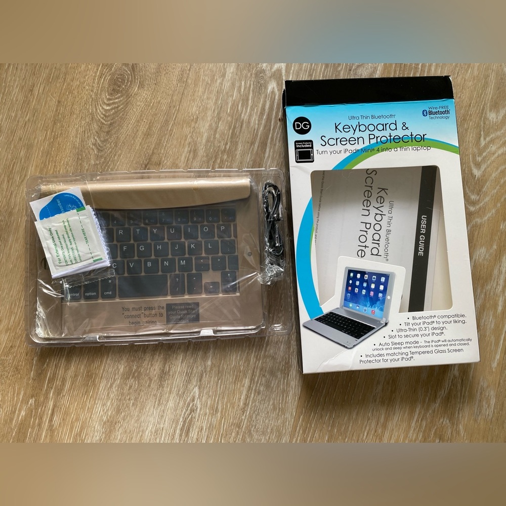 NIP - iPad Mini 4 Keyboard & Screen Protector